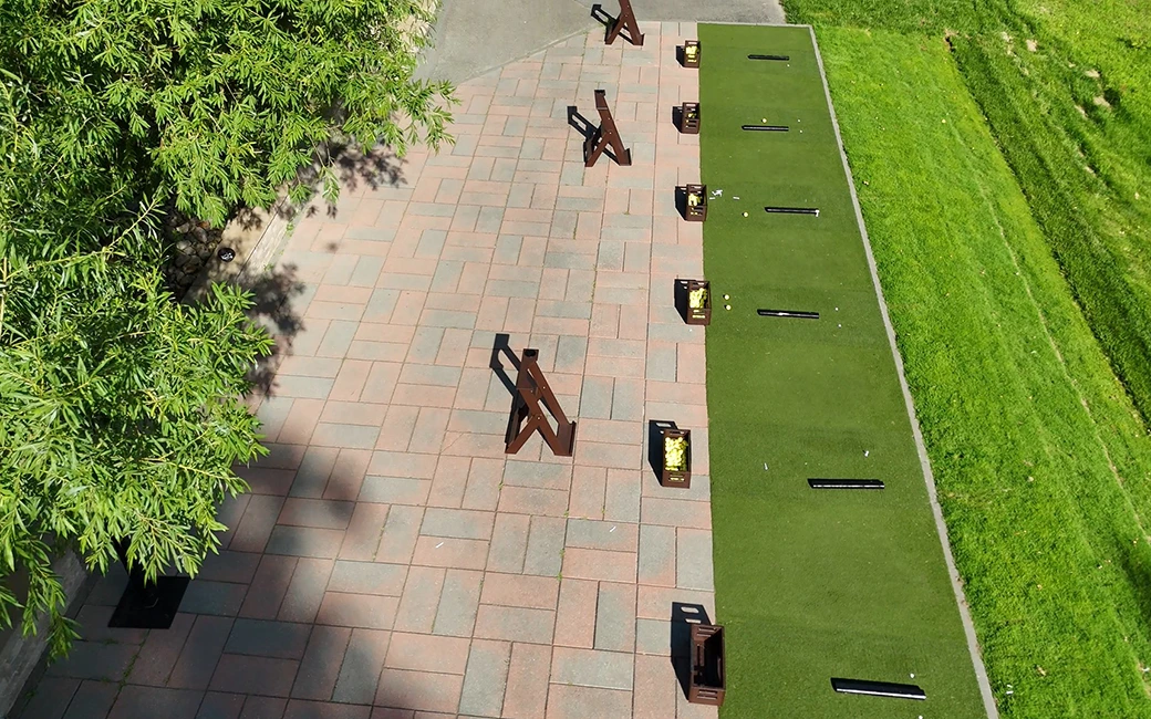Artificial grass driving range in Omaha NE