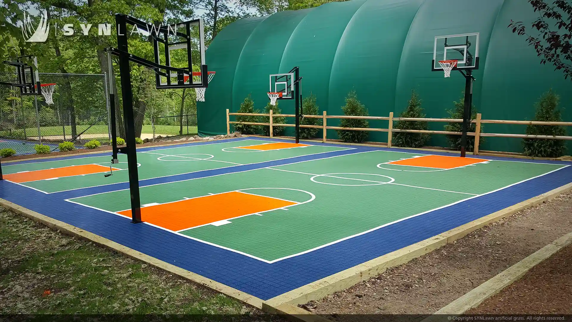 Sport court in Omaha, NE