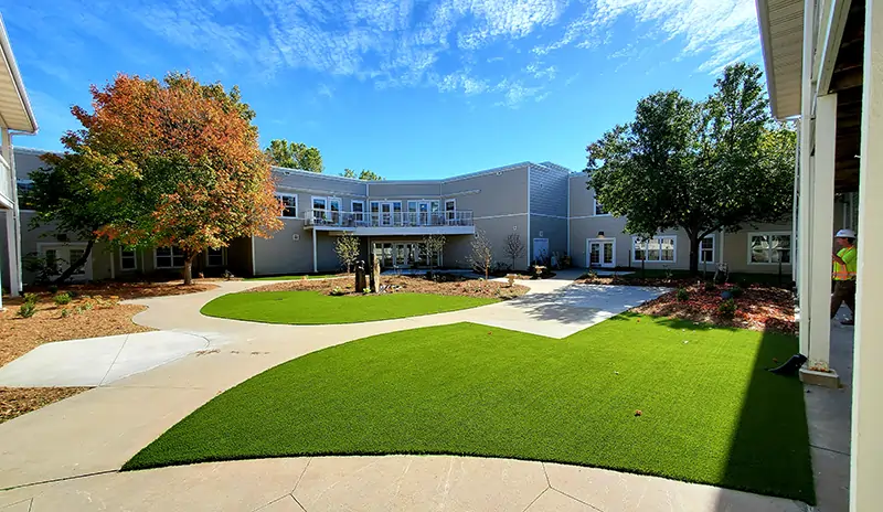 Eagle eye turf artificial grass playground in Omaha, NE