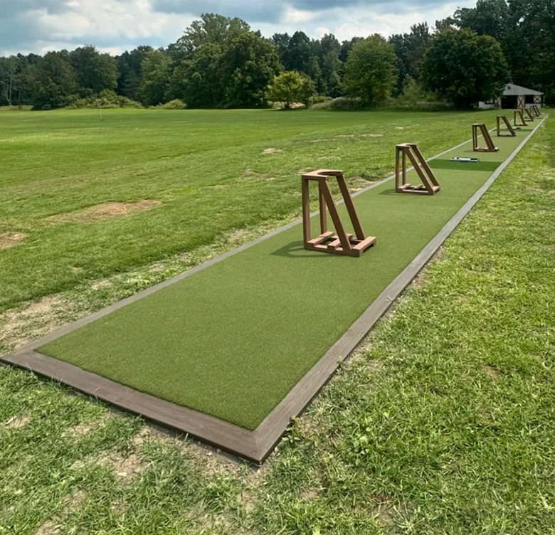 Artificial grass driving range in Omaha, NE from SYNLawn