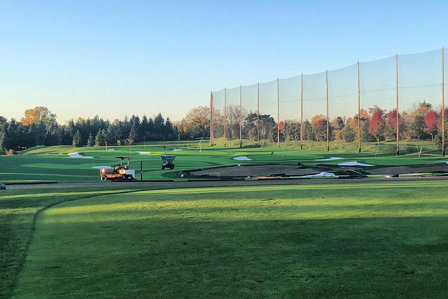 Artificial grass driving range from SYNLawn