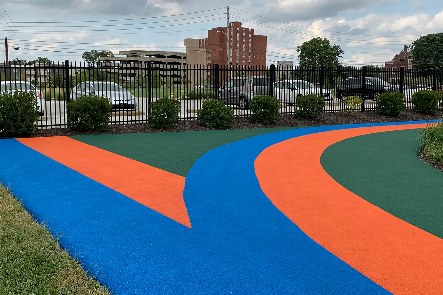 Poured in place playground from Eagle Eye Turf
