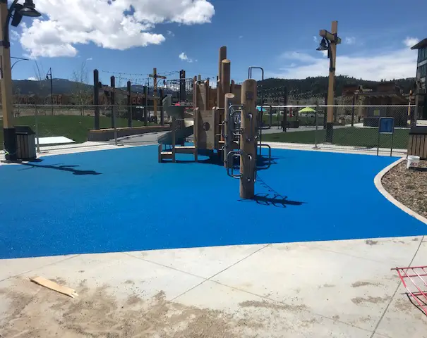 Poured in place playground from Eagle Eye Turf