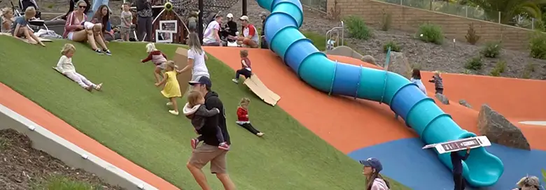 Poured in place playground from Eagle Eye Turf