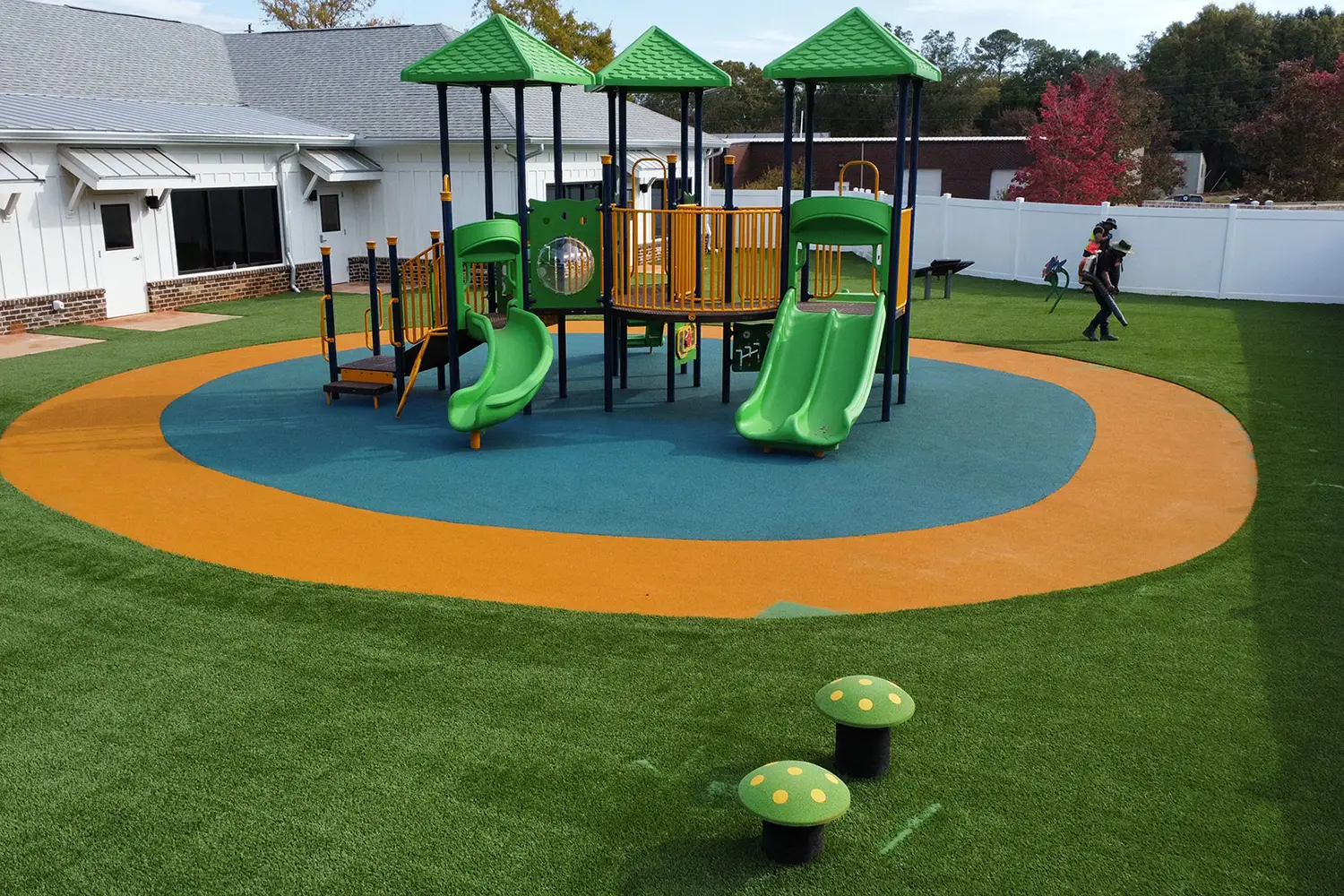 Poured in place playground from Eagle Eye Turf