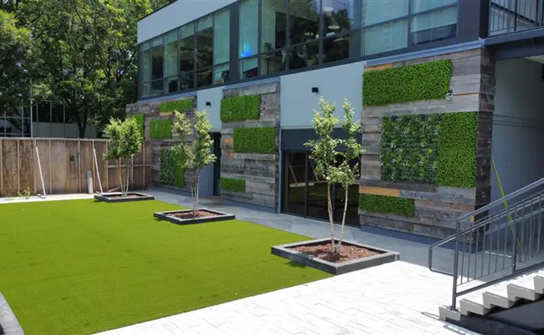 Artificial green wall in Omaha, NE